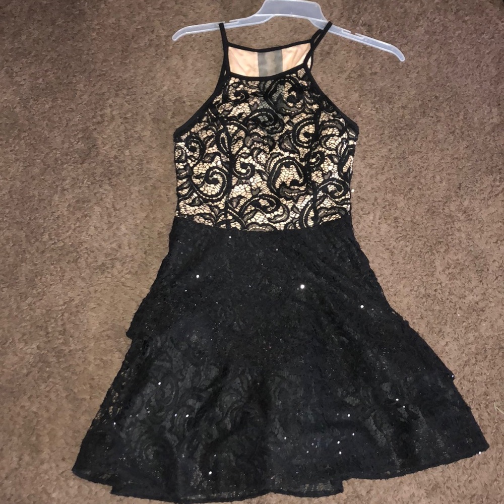sparkly homecoming/party dress, shaped tool